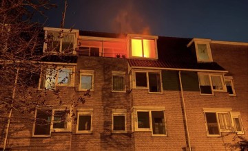 Grote brandweeroefening in voormalig verzorgingshuis